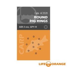 Life Orange Ring Rig Rings 3.1mm 10 STUKS