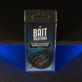 BaitSolutions Ready To Use Flexi Leader Safetyclip 90cm