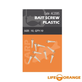 Life Orange Bait Screw Plastic
