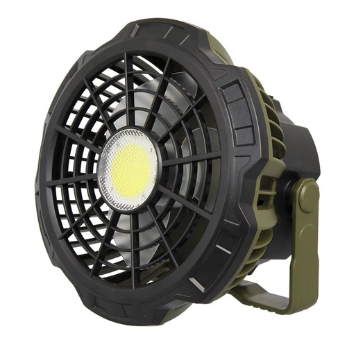 NGT USB Rechargeable Fan with Light and Powerbank