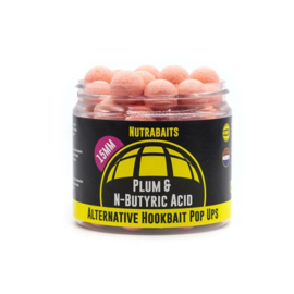 Nutrabaits Pop Ups Alternative Hookbait Plum & N-Butyric Acid (Pink) 12mm