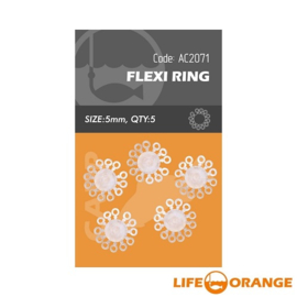 Life Orange Flexi Ring 5 STUKS