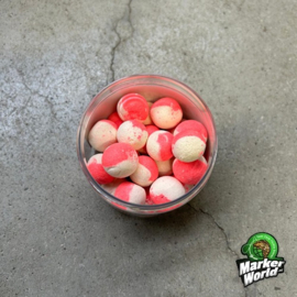Pop-up Baits Two Tone Collectie Krill Fluo Roze & Wit 16mm