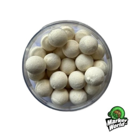 MW Baits Pop-ups Xtreme Soaked Fluo Wit 16mm