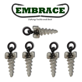 Embrace Swivel Pop Up 360 Bait Screw Geel 5 STUKS