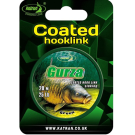 Katran Onderlijnmateriaal GURZA Coated Braided Hooklink 25lb 20mtr