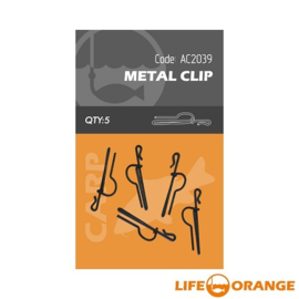 Life Orange Metal Clip 5 STUKS