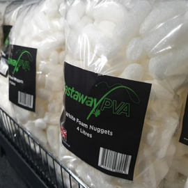 Castaway PVA Foam Nuggets White 4Ltr