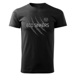 Eco Sinkers Tshirt “Grey Scar” Zwart