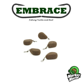 Embrace Wartellood Flat Pear Camo Bruin 5 STUKS 35 t/m 80 gram (Meerdere Opties)