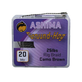 Ashima Onderlijnmateriaal Rig Braid Ground-Hog 25lbs (Meerdere Opties)