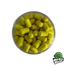 MW Baits Pop-ups Dumbell Xtreme Soaked Fluo Geel 16mm 