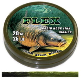 Katran Onderlijnmateriaal FLEX Braided Hooklink 25lb 20mtr