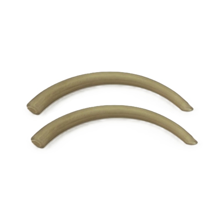 BaitSolutions Rig Bits Curved Line Aligners Brown