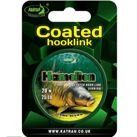 Katran Onderlijnmateriaal HAMELION Coated Braided Hooklink 25lb 20mtr