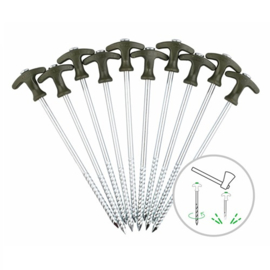 Z-Fish Tent Bivvy Peg Set 20cm 10 STUKS