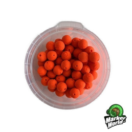MW Baits Boilie Pre Drilled Fluo Oranje 9mm (Meerdere Opties)