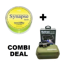 Katran Lijn Synapse Neon + Hoofdlamp Combi Deal!