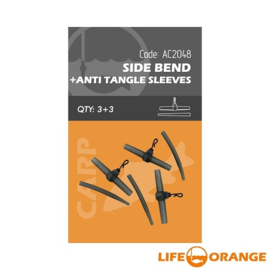 Life Orange Side Bend + Anti Tangle Sleeves 3 STUKS