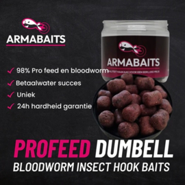 Armabaits Dumbell Bloodworm Liver & Pro Feed Insect