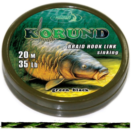 Katran Onderlijnmateriaal KORUND Braided Hooklink 25lb 20mtr