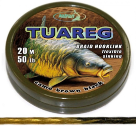 Katran Onderlijnmateriaal TUAREG Braided Hooklink 25lb 20mtr