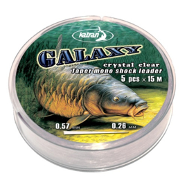 Katran GALAXY Tapered Mono Shock Leader 0.57-0.26mm