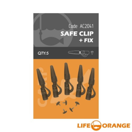 Life Orange Safe Clip & Fix 5 STUKS