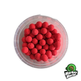 MW Baits Boilie Xtreme Soaked Pre Drilled Fluo Roze 9mm