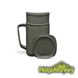 RidgeMonkey Cookware Thermo Mug DLX Brew Set Green