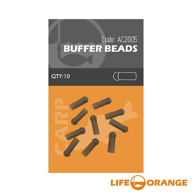 Life Orange Buffer Beads 10 STUKS