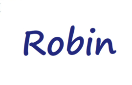 Sticker 'Robin'