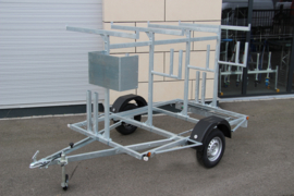 AGS-PRO 135x250  9,3 mtr. wh + aanhanger