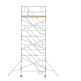 Trappentoren 135x250x8 mtr. werkhoogte