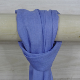 Sjaal in  jeansblauw, 50% wol