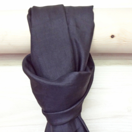 zijden sjaal zwart