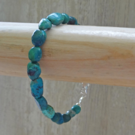 armband van chrysocolla nuggets