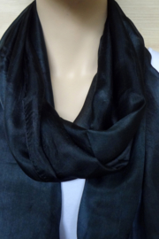 zijden sjaal zwart