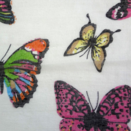 Sjaal vlinders multicolor