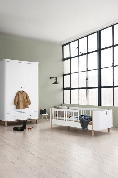 oliver furniture meegroei bed cot oak