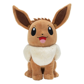 Pokemon Knuffel Eevee Smile 30 cm - Jazwares [Nieuw]