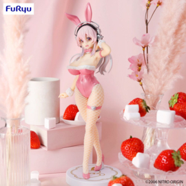 Super Sonico Figure Super Sonico Pink Rabbit Bicute Bunnies - Furyu [Nieuw]