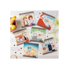 Studio Ghibli Kiki's Delivery Service Mini Towel Celluloid Bakery 25 x 25 cm - Marushin [Nieuw]