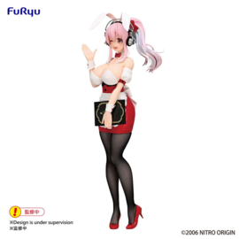 Super Sonico Figure Super Sonico Waitress BiCute Bunnies 28 cm - Furyu [Pre-Order]