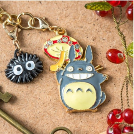 Studio Ghibli My Neighbor Totoro Charm Chain Grey Totoro & mushroom - Semic [Nieuw]