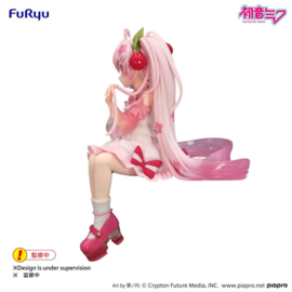 Hatsune Miku Noodle Stopper PVC Figure Sakura Miku 2025 Wink Ver. 14 cm - Furyu [Nieuw]