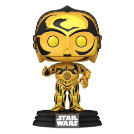 Star Wars Retro Series Funko Pop C-3PO Special Edition #454 [Nieuw]