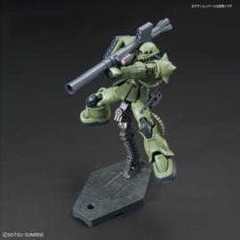 Gundam Model Kit HG 1/144 MS-06C Zaku II Type C/ Type C-5 Principality of Zeon Mass Production Mobile Suit - Bandai [Nieuw]