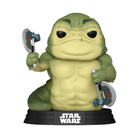 Star Wars The Mandalorian & Grogu Funko Pop Rotta The Hutt (Glow in the Dark) #843 [Nieuw]