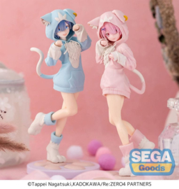 Re:Zero Starting Life in Another World XStellar PVC Figure Ram Mofumofu Pack 22 cm - Sega [Nieuw]